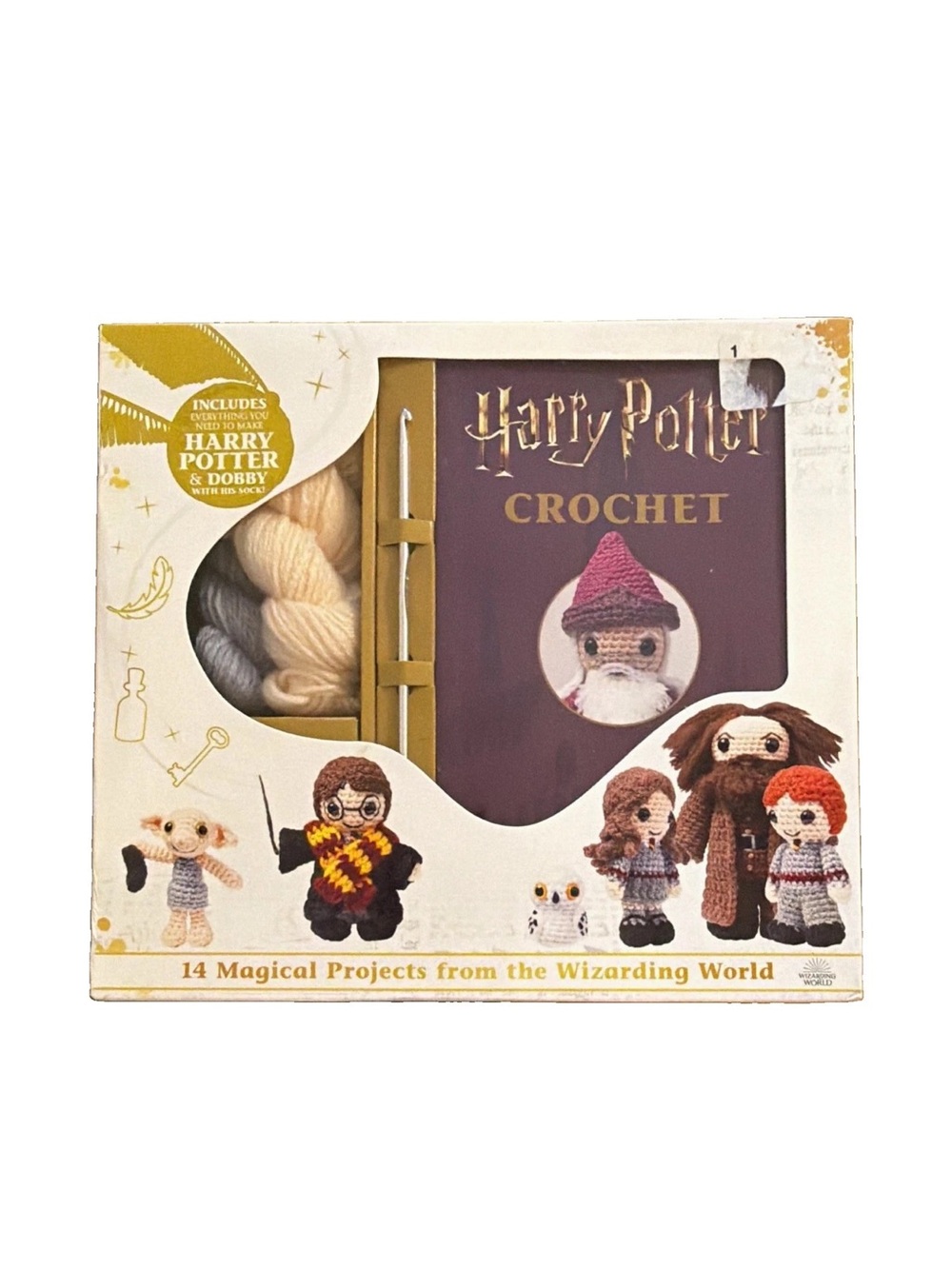 Warner Bros. Crochet Kit – Cream, Brown & Gray Toy Craft Se